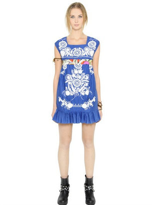 Blugirl Embroidered Cotton Dress