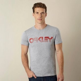 Oakley Grey textured logo t-shirt