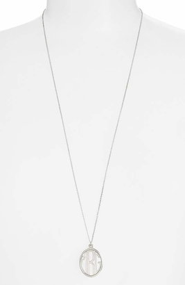 Argentovivo Personalized Monogram Pendant Necklace