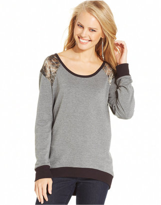 Jessica Simpson Amber Paneled Sweatshirt