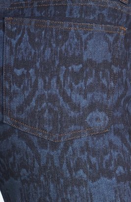 Eileen Fisher Print Stretch Skinny Jeans (Indigo)