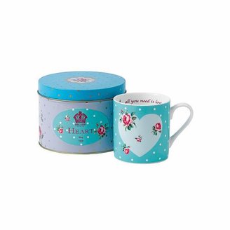 Royal Albert Marvellous mugs `heart` mug in a tin