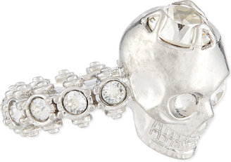 Alexander McQueen Crystal Skull ring