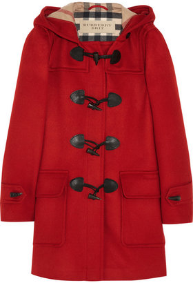 Burberry Hooded wool duffle coat