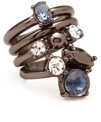 Forever 21 faux stone ring set