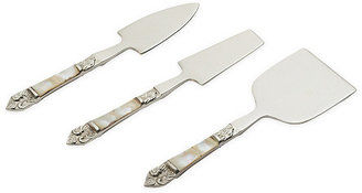 Mother of Pearl 3-Pc Mother-of-Pearl Flat Cheese Set