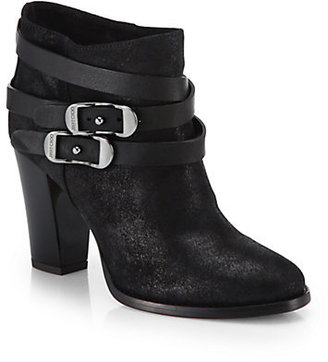 Jimmy Choo Melba Leather & Suede Ankle Boots