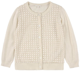 Chloé Viscose knit cardigan with lace