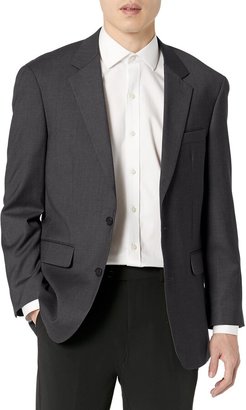 Louis Raphael Men's Classic Fit 2 Button Center Vent Pleated Super 150's Suit