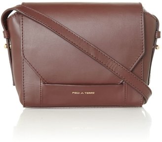 Pied A Terre Leather Small carine cross body bag