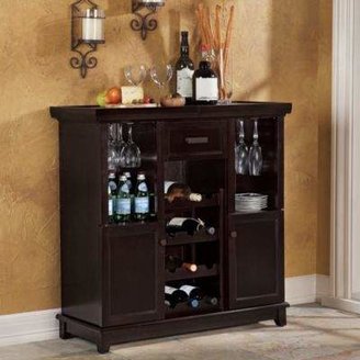 Bed Bath & Beyond Tuscan Expandable Wine Bar in Espresso