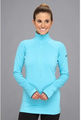 Nike Pro Hyperwarm 1/2 Tipped Zip Women's Long Sleeve Pullover