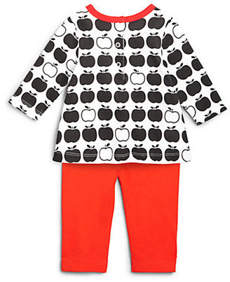 Offspring Infant's Two-Piece Apple Tunic & Leggings Set