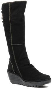 Fly London Women's Yust Rounded Toe Boots In Black - Size 7