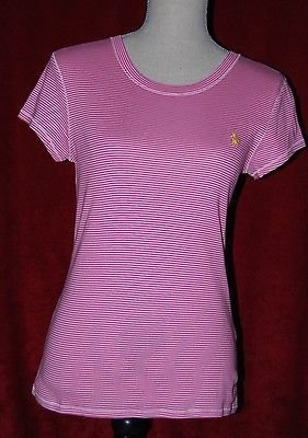 Polo Ralph Lauren NWT SPORT Women's T-Shirt Top Stripe KNIT Tee Crew Neck Shirt