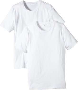 Tommy Hilfiger Cotton 2 Pack Men's T-Shirt Bright White Small
