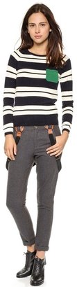 Chinti and Parker Snug Stripe Sweater