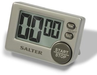 Salter Big Button Timer - Electronic Digital Kitchen Stopwatch, Memory Functio, Loud Beeper, Magnetic/Self Standing, Prop on Worktop or Stick to Fridge, Clear LCD, Read with Ease, up to 99 min 59 sec
