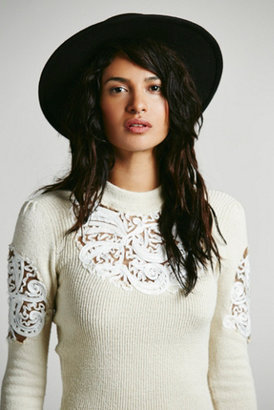 Free People Scroll Work Pullover