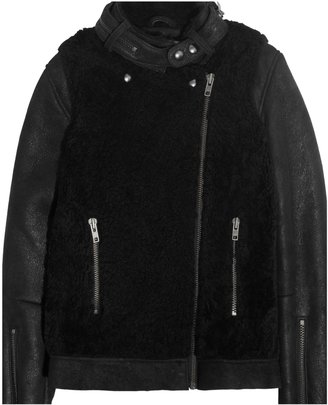 IRO Black Leather Coat