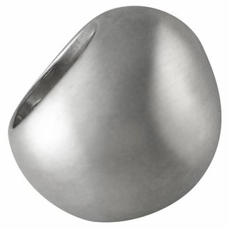 Linhardt Small Pebble Ring Matte Silver