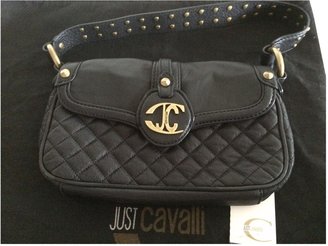 Just Cavalli Black Leather Handbag