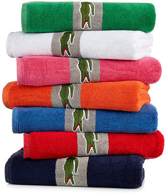 Lacoste Signature Croc 16" x 30" Hand Towel