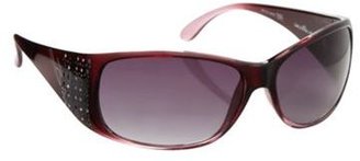 Bloc Dark red 'turin' embellished sunglasses