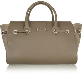 Jimmy Choo Rosa textured-leather and suede tote