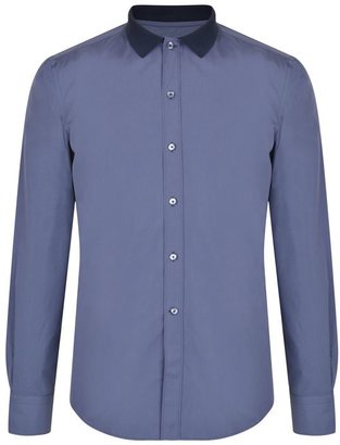 Lanvin Fitted Contrasting Collar Shirt