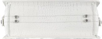 L.a.p.a. Ivory Croco-embossed Mini Doctor Bag