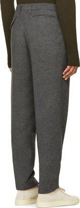 Kolor Grey Wool Flannel Trousers