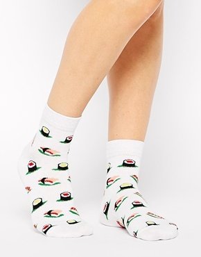 ASOS Sushi Socks - White