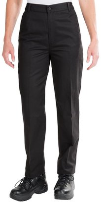 Specially made Stretch Twill Work Pants - Flat Front, Unhemmed Cuffs (For Women)