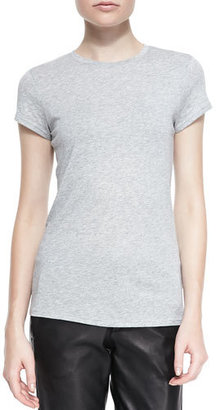 Vince Boy-Fit Jersey Tee, Heather Gray
