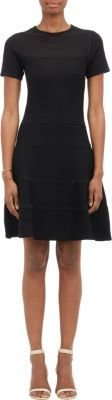 M.PATMOS Fit & Flare Compact-Knit Dress