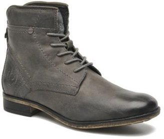 Bugatti Men's Simon F6735 Rounded toe Ankle Boots in Grey