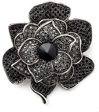 Cara Accessories Crystal Flower Pin