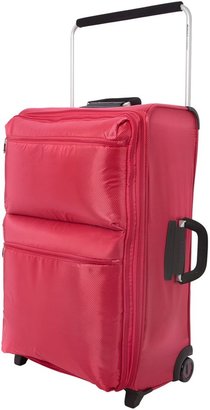 Linea IT pink 2 wheels soft large suitcase