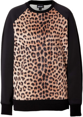 Just Cavalli Leopard Print Sweatshirt