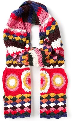 Etro crocheted scarf