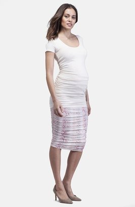 Isabella Oliver Ruched Layering Maternity Tee