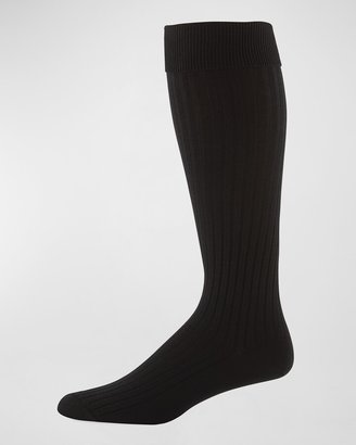 Neiman Marcus Core-Spun Socks, Over-the-Calf