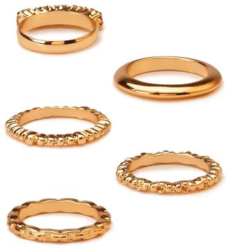 Forever 21 Rhinestone Stackable Ring Set