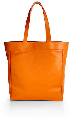 Saks Fifth Avenue Leather Tote Bag