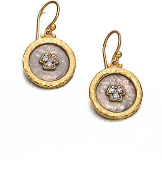 Gurhan Imperial Diamond, 24K Yellow Gold & Sterling Silver Drop Earrings