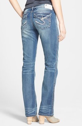 Silver Jeans Co. 'Tuesday'  Flap Pocket Bootcut Jeans (Indigo)