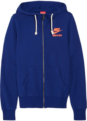 Nike Cotton-jersey hooded top