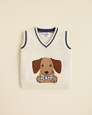 Hartstrings Kitestrings by Infant Boys' Dog Sweater Vest - Sizes 0/3-12 Months