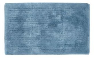 J by Jasper Conran Designer blue striped cotton bathmat